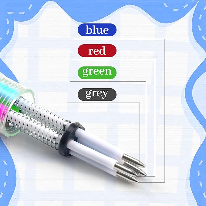 20Pcs Mini Multicolor Pens in One 4-in-1 Cute Pens Bulk for Kids, Fun Kawaii Ballpoint Pen for Birthdays and Children's Party Favors Gifts, Teacher School Supplies-BubblyBeeBaby