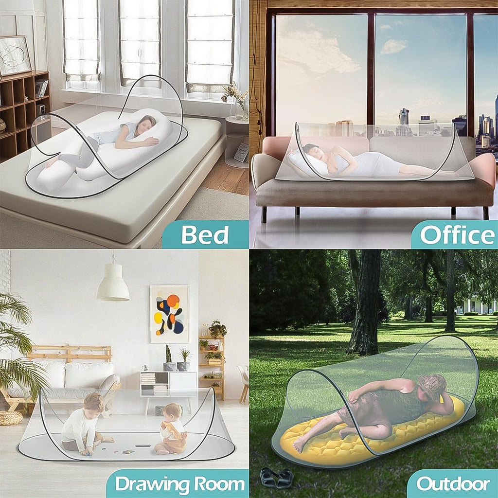 78 * 31 * 22Large Pop-Up Mosquito Net, Lightweight, Breathable, and Soft Convenient Mesh Tent,Foldable and Durable,Mosquito Net for Bed,Apply to Outdoor Athletes, Camping, Beach,Starlit Sky of Night.