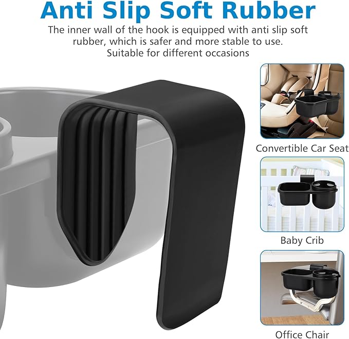 Accmor Child Cup Holder Snack Tray for Convertible Car Seats, Universal Child Cup Holder Compatible with Most Baby Car Seat Models-BubblyBeeBaby