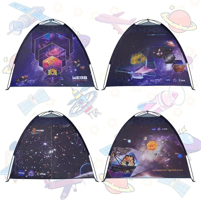 James Webb Space Telescope Kids Play Tent Indoor & Outdoor for Boys and Girls(61" x 61" x 45")-BubblyBeeBaby
