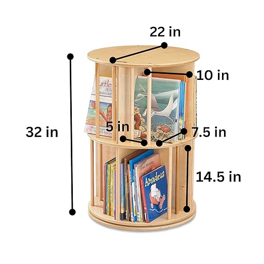 Jonti-Craft - 3558JC Book-Go-Round-BubblyBeeBaby