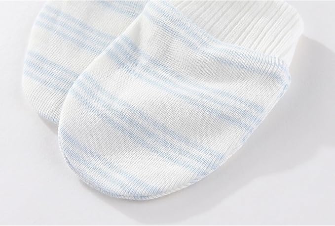 Cute Baby Girl Hats Mittens Set 10-Pack New Born Boy Caps Gloves Suit 0-6 Months Infant Accessories-BubblyBeeBaby