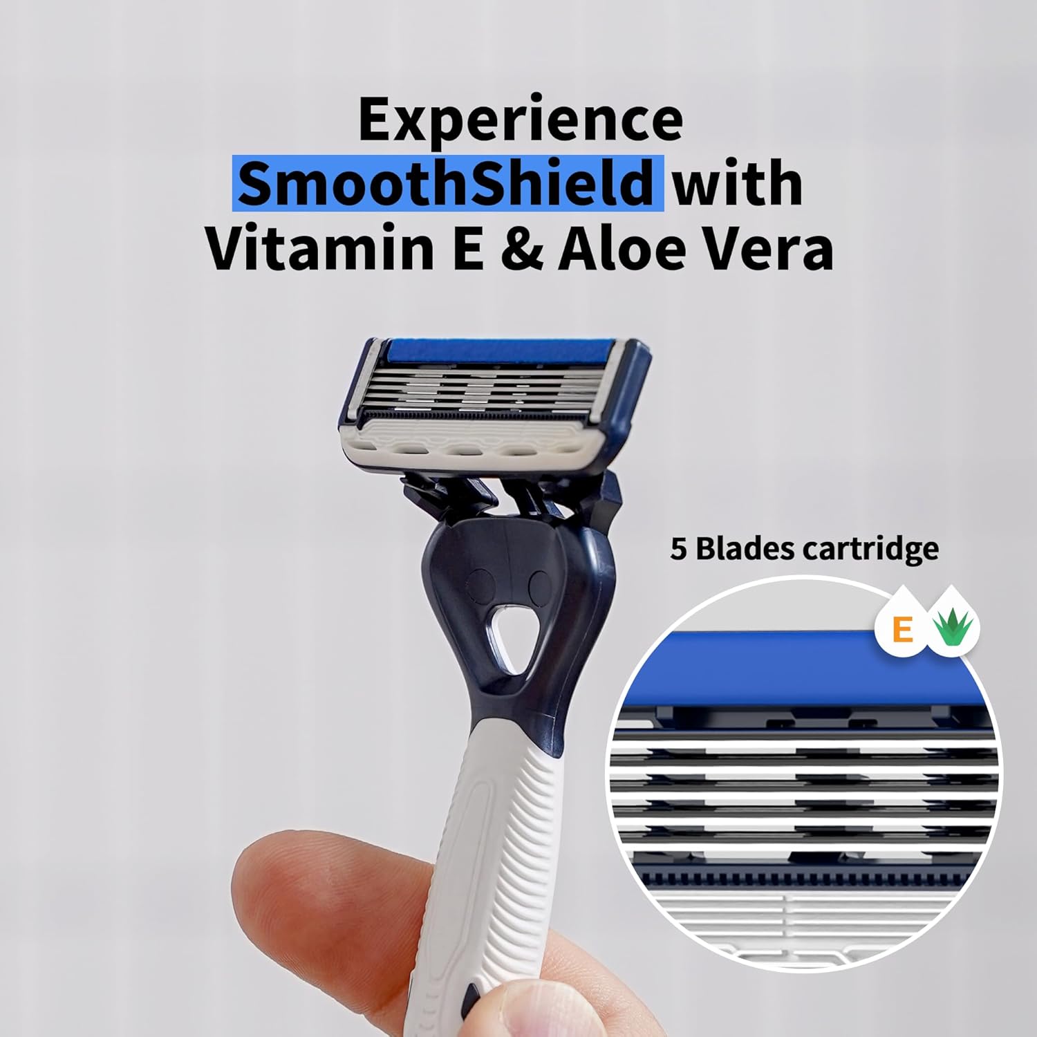 DORCO Pace Pro 5 Disposable Razors, 3 pack - Long Lasting 5 Blade Technology with a Precision Trimmer, Safety Guard Bar, Pivoting Head and Non-Slip Rubber Handle (3 Razors)