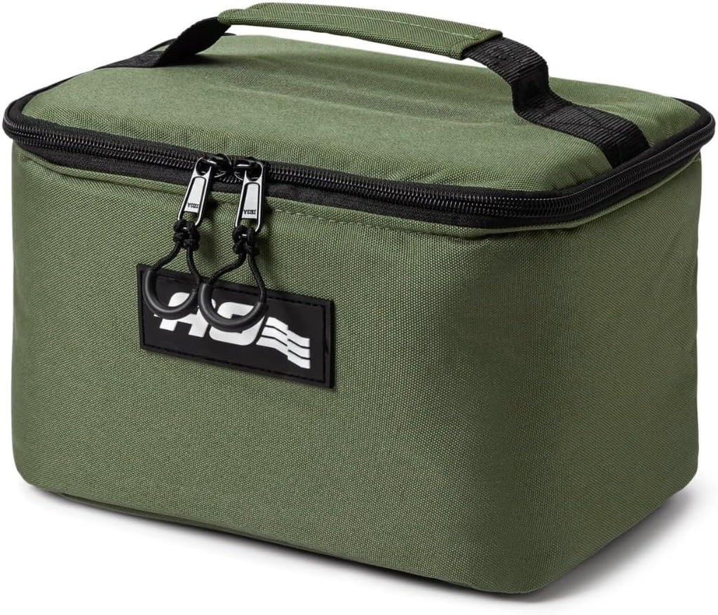 AO Coolers Pack N' Go Canvas Soft Travel or Lunch Coolers with High-Density Insulation, 6-Can