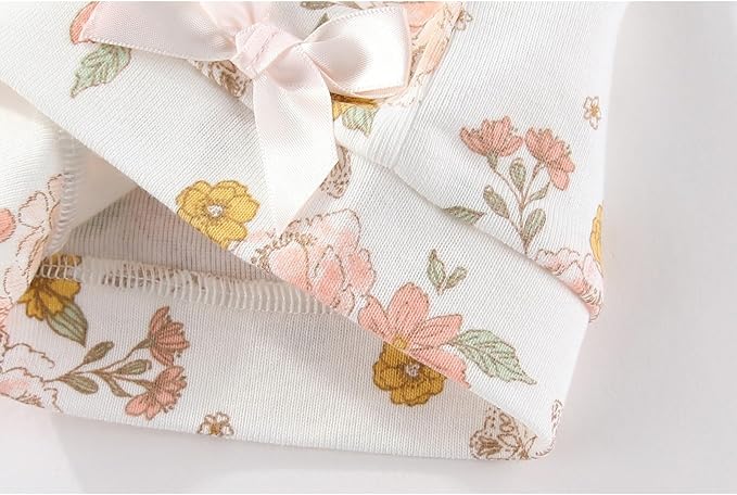 Cute Baby Girl Hats Mittens Set 10-Pack New Born Boy Caps Gloves Suit 0-6 Months Infant Accessories-BubblyBeeBaby