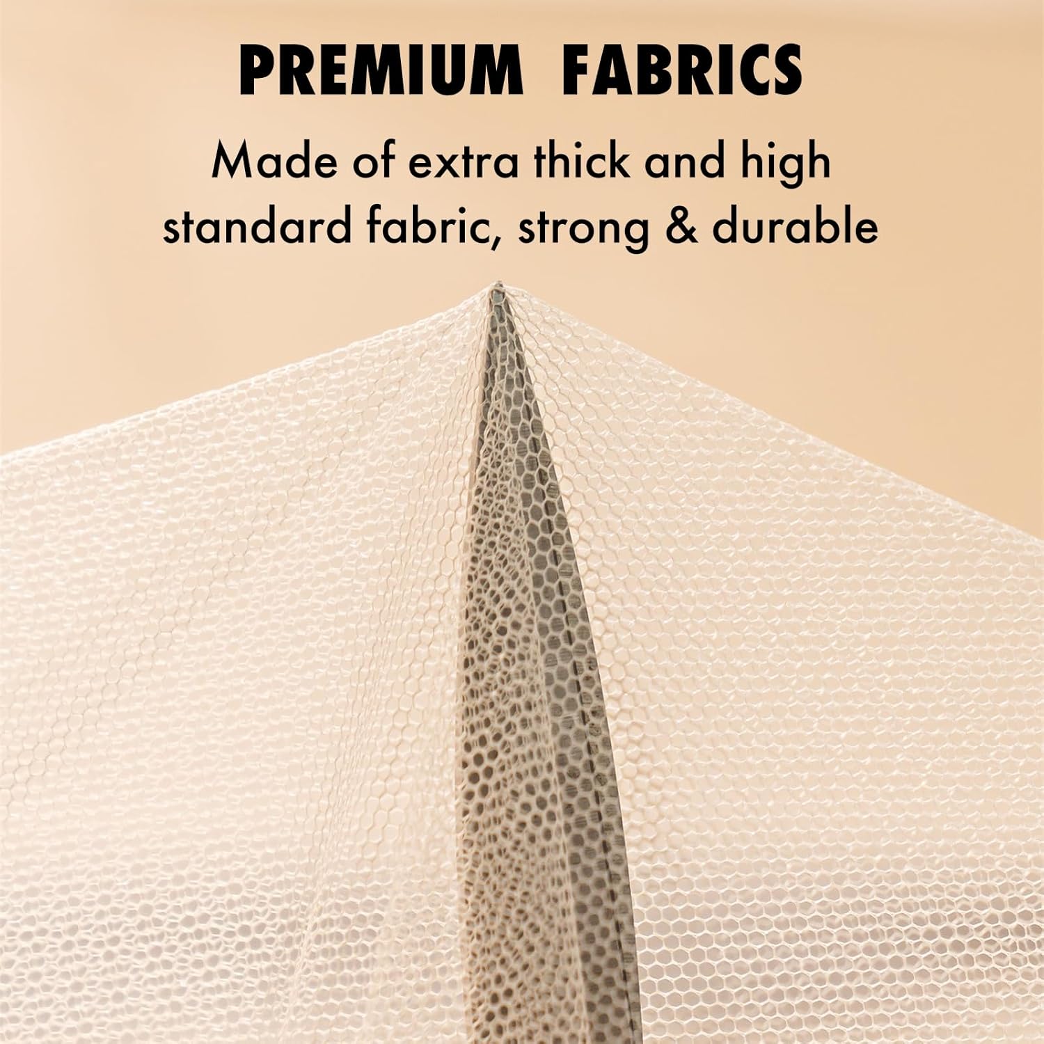 Pop-Up Mosquito Net Tent Wide Roof,Portable Folding Design with Bottom for Bedroom Yard Outdoor Camping Fishing Hiking Trip,Baby Toddler Bed Protection,Easy to Install,King Size