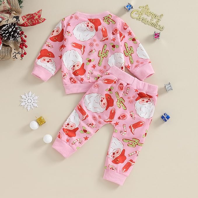 0-4T Toddler Boy Girl Halloween Outfit Fall Clothes Ghost Long Sleeve Sweatshirt Top Pants Baby Halloween Clothes-BubblyBeeBaby