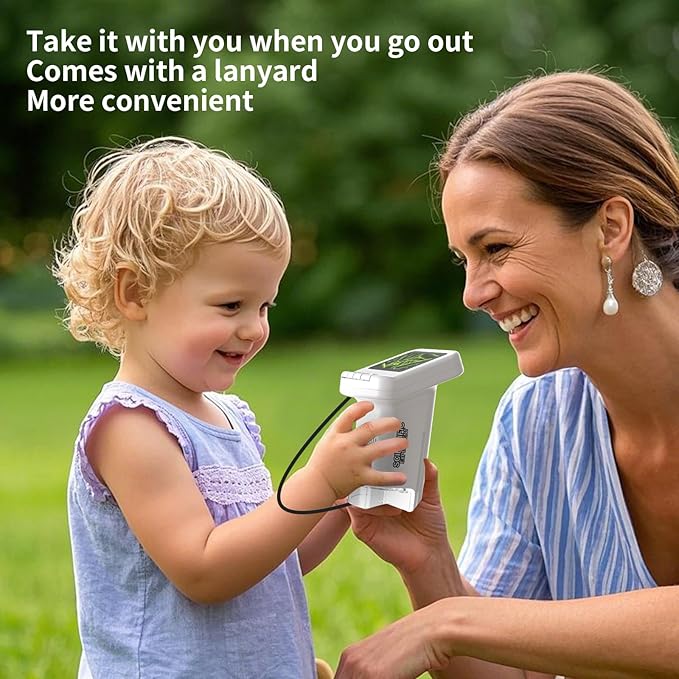 1200X Microscope for Kids with 2 inch Screen STEM Digital Science Kit Rechargeable Handheld Mini Pocket Children Students Slides Portable Gift for Kids Ages 6 to 12 (Green)-BubblyBeeBaby