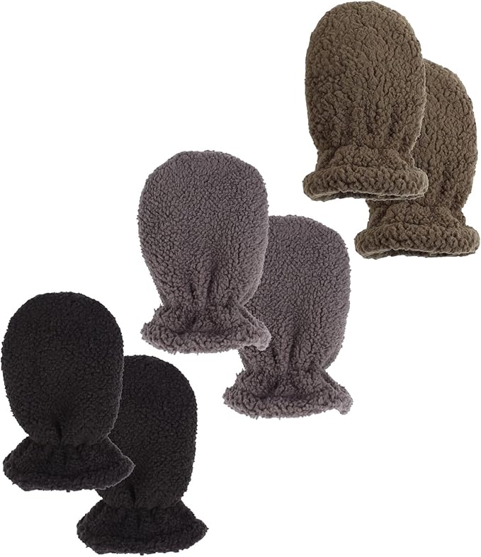 Zsedrut Baby Boys Winter Glove Warm Toddler Infant Girls Mittens Fleece Lined Gloves 1-7 Years-BubblyBeeBaby