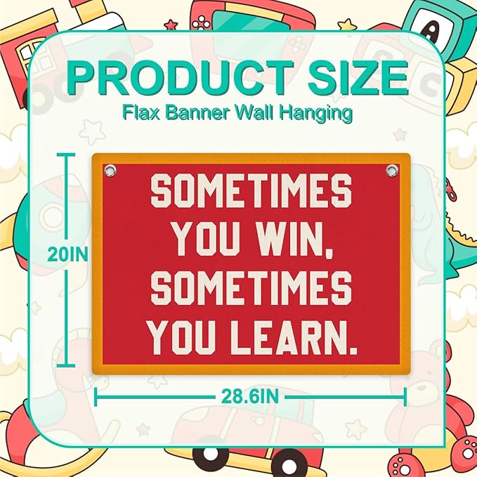 Inspirational Banner, Motivational Wall Decor, Positive Affirmations Wall Hanging, Vintage Banner Flag, Wall Flag Home Living Room Classroom Office Decor, Banner for Room-BubblyBeeBaby