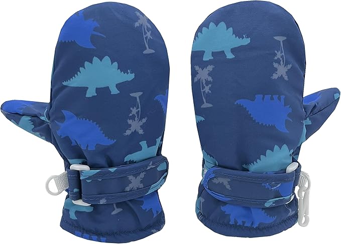 Toddler Gloves Kids Mittens Winter Warm Lined Fleece Gloves Waterproof Snow Baby Mitten for Boys Girls-BubblyBeeBaby
