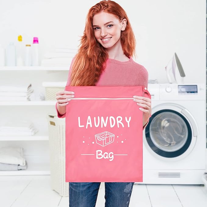 2 Pcs Large Travel Laundry Bag Waterproof Wet Dry Bag Washable Dirty Clothes Bag Bathing Suit Workout Bag for Gym Clothes Laundry Wet Clothes Swimming Yoga-BubblyBeeBaby