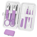 Manicure Set Women Nail Clipper Set Grooming Kit Pedicure Kit Finger Nail Clippers Grooming Kit Nail Tools Gift with Travel Case For Women Girls Friends Parents Gifts