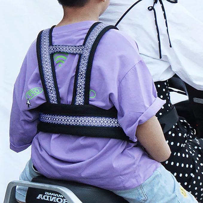 Holiberty Child Motorcycle Safety Harness for Kids Anti-Fall Bike Motorcycle Shoulder Belt Cycling Walking Harness Age 2-12-BubblyBeeBaby