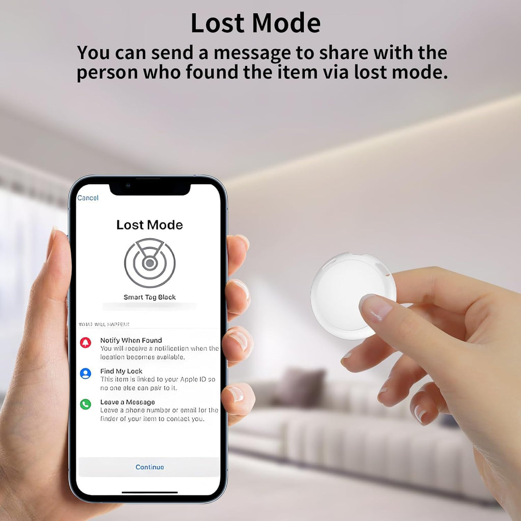 No Subscription Mini GPS Tracker for Vehicles Work with Find My(iOS Only)Magnetic Case Real Time Air Tracker Tag Hidden Car Location Tracking Device Global Coverage No Monthly Fee or SIM Card Required