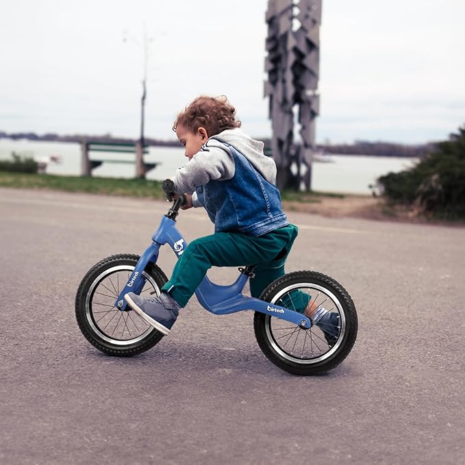 14" Kids Balance Bike for 3,4,5,6 Year Old Boys and Girls, Air Tires with Magnesium Alloy Frame, Lightweight No Pedal Toddler Training Bicycle-BubblyBeeBaby