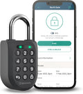 igloohome New Rugged Outdoor Smart Padlock 2E (SP2E) – Manage Access Remotely with Mobile App (iOS/Android) & Dashboard – No WiFi Needed, CEN-3, IK-09 Certified, IP68 Waterproof & 2-yr Warranty