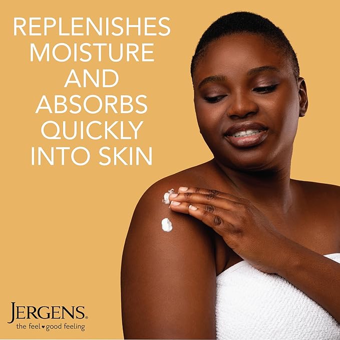 Jergens Skin Firming Body Lotion for Dry to Extra Dry Skin, Skin Tightening Cream with Collagen and Elastin, Dermatologist Tested, Hydralucence Blend Formula, 16.8 Oz, Pack of 3-BubblyBeeBaby