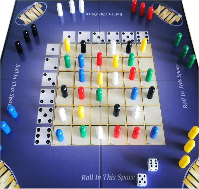 Jinx - Fast and Fun Board Game of Chance Where The Luck of The Roll Determines Your Fate - Game Night Fun for Family & Adults-BubblyBeeBaby