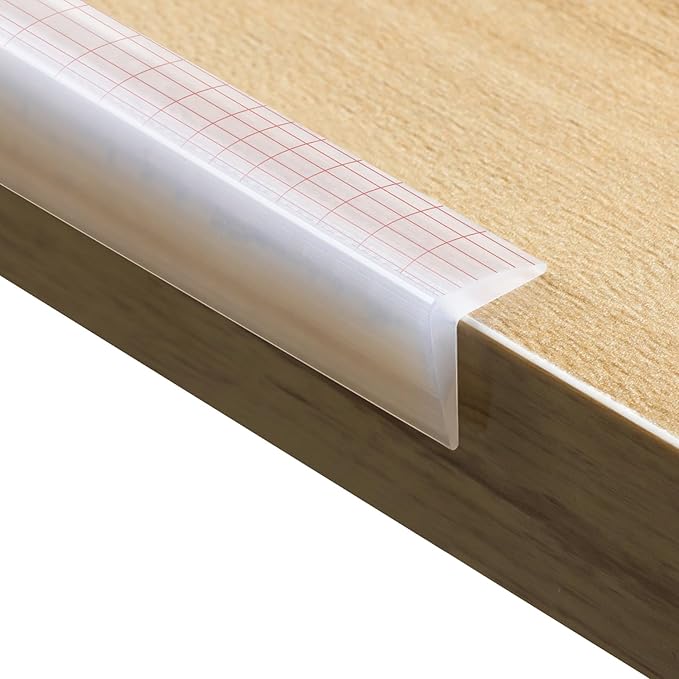 100% Silicone Corner Protectors,Corner Protector Baby Proofing, Soft Edge Protector,Furniture Corner Guard & Edge Safety Bumpers with Strong Adhesive for Furniture&Sharp Corners-BubblyBeeBaby