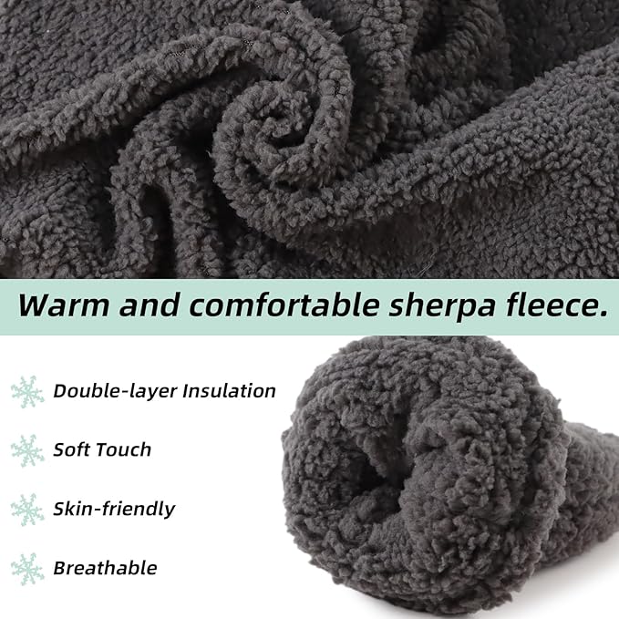 Zsedrut Baby Boys Winter Glove Warm Toddler Infant Girls Mittens Fleece Lined Gloves 1-7 Years-BubblyBeeBaby