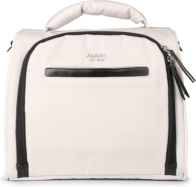 JuJuBe x Witney Carson - New Insulated Bottle Bag, Breastmilk Storage Bag for Baby Bottles, Waterproof Travel Lunch Bag or Cooler Bag for Nursing, Milk, Food, Snacks, Cloud, Mothers Day Gift-BubblyBeeBaby