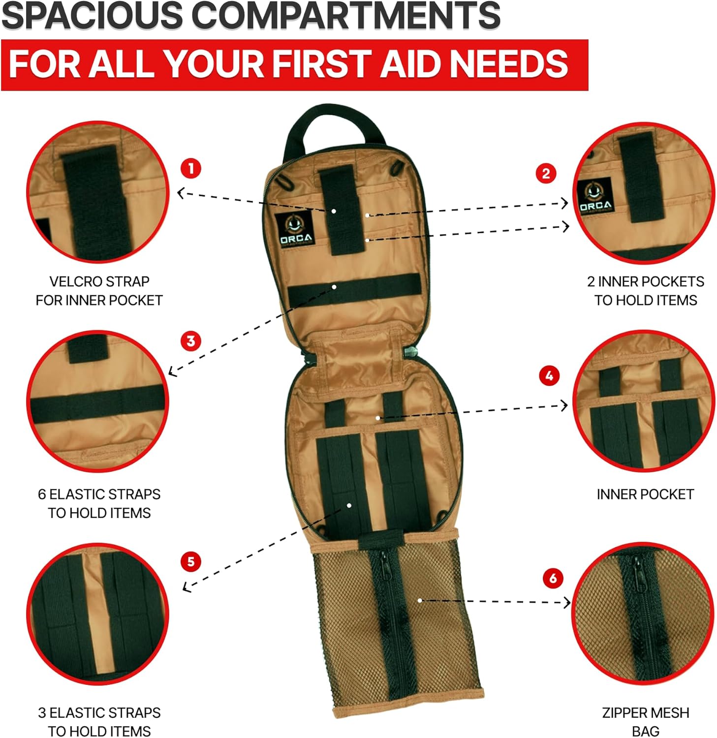 MOLLE Rip Away EMT First Aid IFAK Pouch Medical Empty Bag