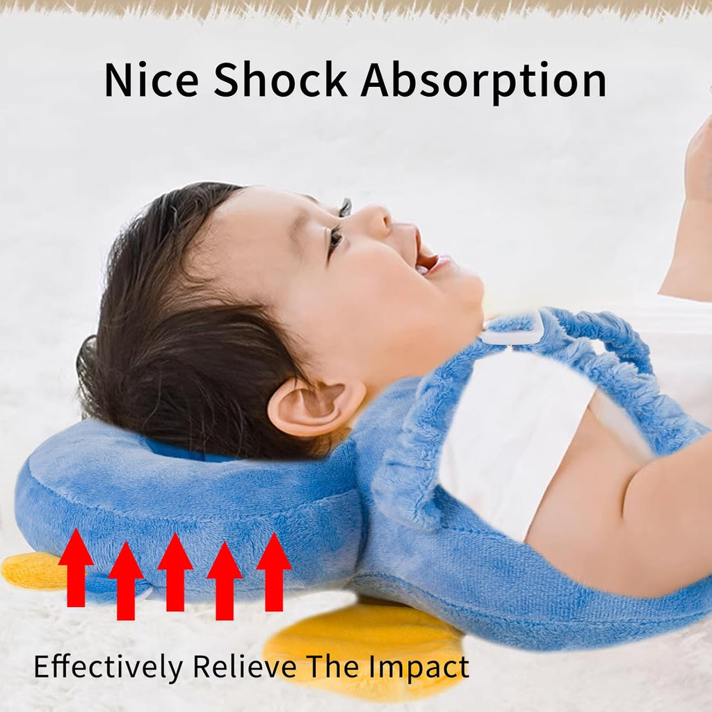 Baby Head Protector Backpack, Toddler Toddler Head Protector, Toddler Head Protector Padded Backpack Elasticated Carrier Wear (Dragon)