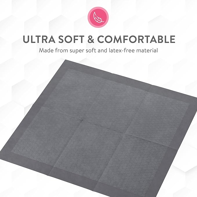 Inspire XL 36 x 36 Ultra Underpads Incontinence Bed Pads | Contemporary Modern Design | Hospital Bed Pads Disposable Adult Extra Large Chux Pads | Chucks Pads Disposable Adult | Medical Bed Linens.-BubblyBeeBaby