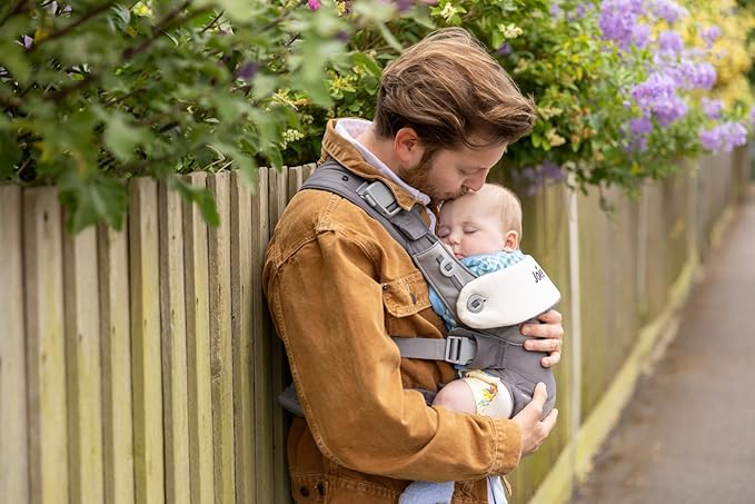 Joie Savvy lite 3-in-1 Baby Carrier – Lightweight, Ergonomic Baby Carrier with 3 Carry Positions, Padded Straps, and Lumbar Support (Juniper)-BubblyBeeBaby