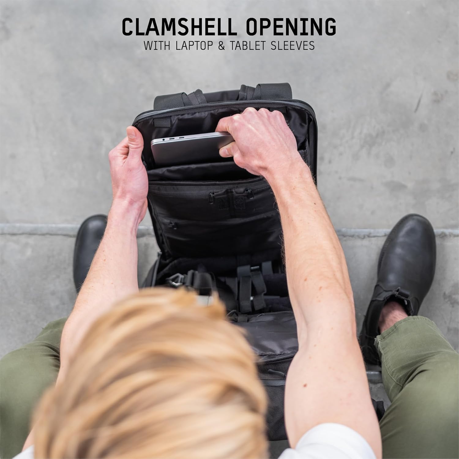 WANDRD PRVKE 31L, V3 Backpack: Weather-Resistant Travel & Camera Backpack with Laptop Sleeve, Quick Side Access, Clamshell Opening – Ideal Photography & Travel Bag (Sedona Orange)