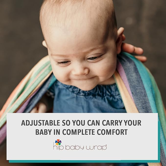 Hip Baby Wrap Ring Sling Baby Carrier for Infants and Toddlers - Beautiful, 100% Soft Cotton Baby Wraps Carrier for Babies 8-35 lbs - Perfect Baby Shower Gifts Moms and Dads - Nursing Cover (Fern)-BubblyBeeBaby