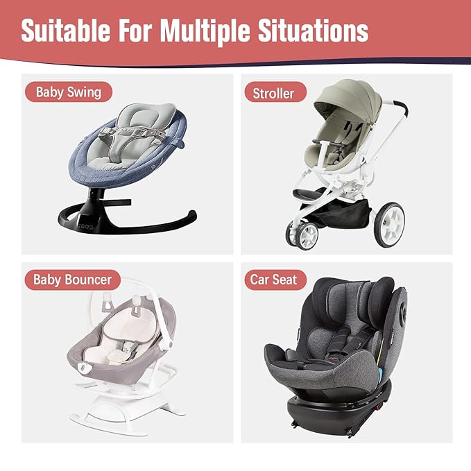 KAKIBLIN Baby Neck Pillow, Upgraded Baby Support Pillow,Babies Head Pillow,Neck Support Pillow for for Car Seat,Pushchair,Travel (Hippo)-BubblyBeeBaby