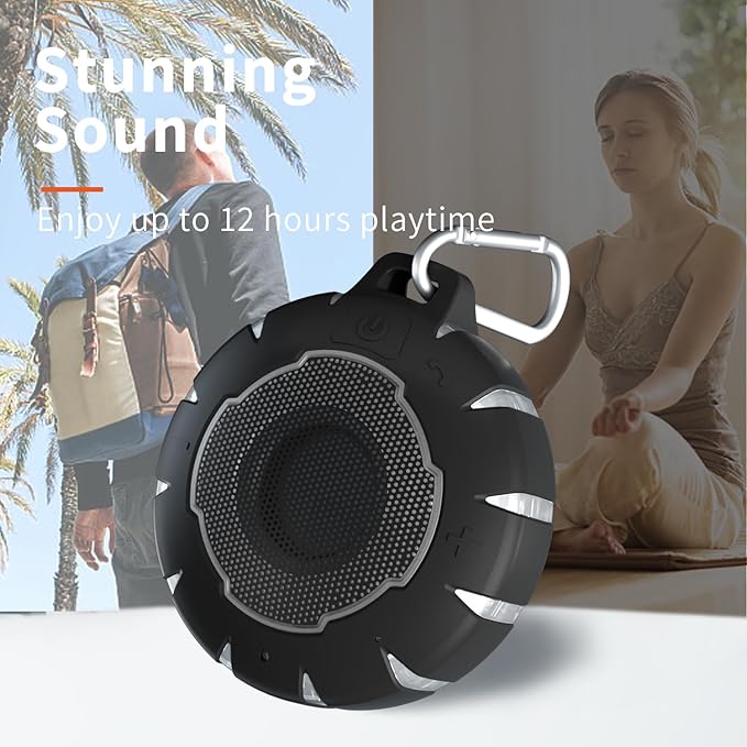 HEYSONG Bluetooth Shower Speaker + Waterproof Phone Pouch – Rugged & Ready for Any Wet Adventure-BubblyBeeBaby