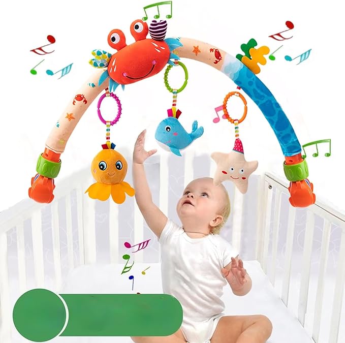 Pau1Hami1ton Baby Stroller Arch Toys, Car Seat Toys,Baby Gifts.S-19(Fish)-BubblyBeeBaby