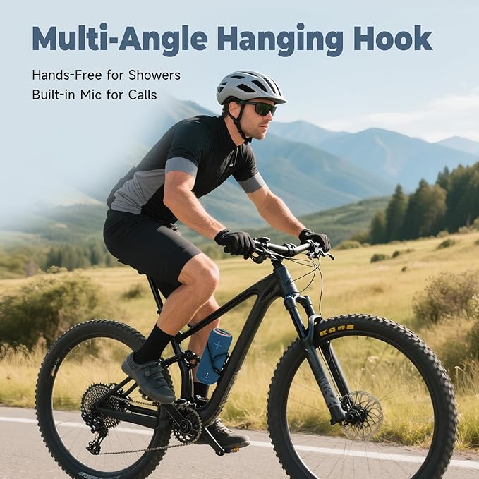 IPX7 Waterproof Bluetooth Speaker - 30W HD Sound, 8H Playtime, TWS Pairing, BT5.3, Portable for Pool/Beach/Shower, Blue Gift-BubblyBeeBaby