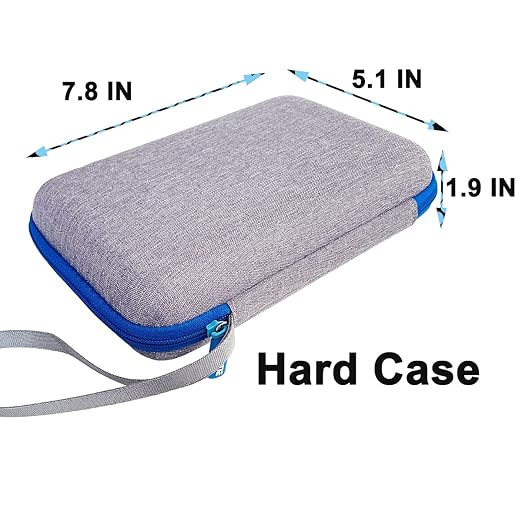 JCHPINE Hard Carrying Case for GiiKER Super Slide Brain Games, Protective Storage Holder for GiiKER Brain Teaser Puzzles Interactive Handheld Game Console Accessories (Blue Case Only)-BubblyBeeBaby