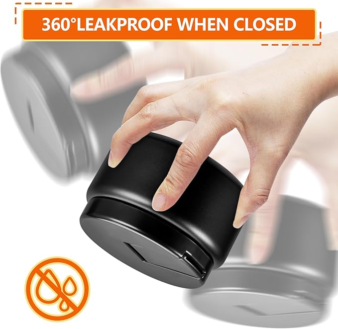 13.5oz Kids Jar for Hot Food, Insulated Vacuum Food Jar with Buckle Lid, Stainless Steel Wide Mouth Leak Proof Insulated Lunch Container for School Picnic Travel, Black-BubblyBeeBaby