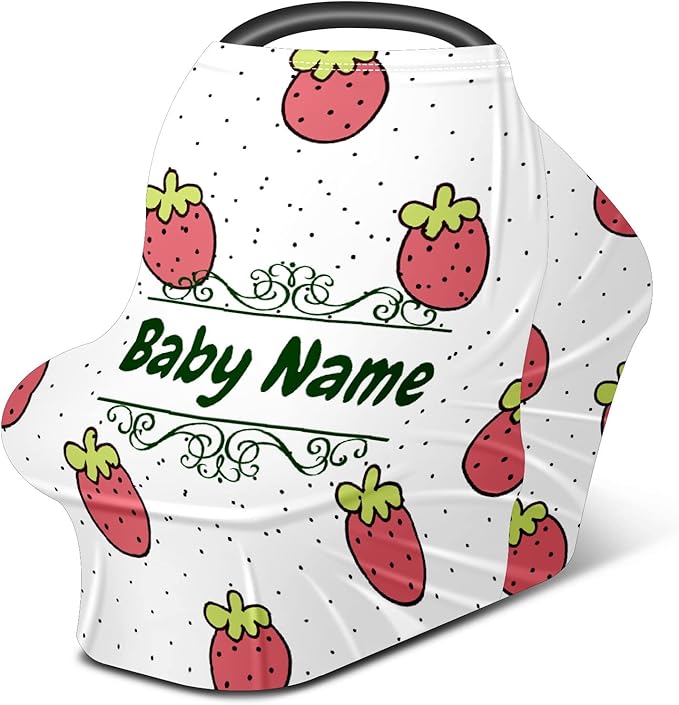 Baby Car Seat Stroller Cover Nursing Cover New Mom Breastfeeding Scarf Soft Stretchy Infant Carrier Cover Car Canopy Coverage-BubblyBeeBaby