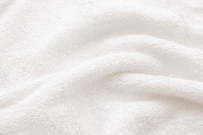 HIPHOP PANDA Baby Washcloths, Rayon Made from Bamboo - 2 Layer Ultra Soft Absorbent Newborn Bath Face Towel - Reusable Baby Wipes for Delicate Skin - Ivory, 30 Pack-BubblyBeeBaby