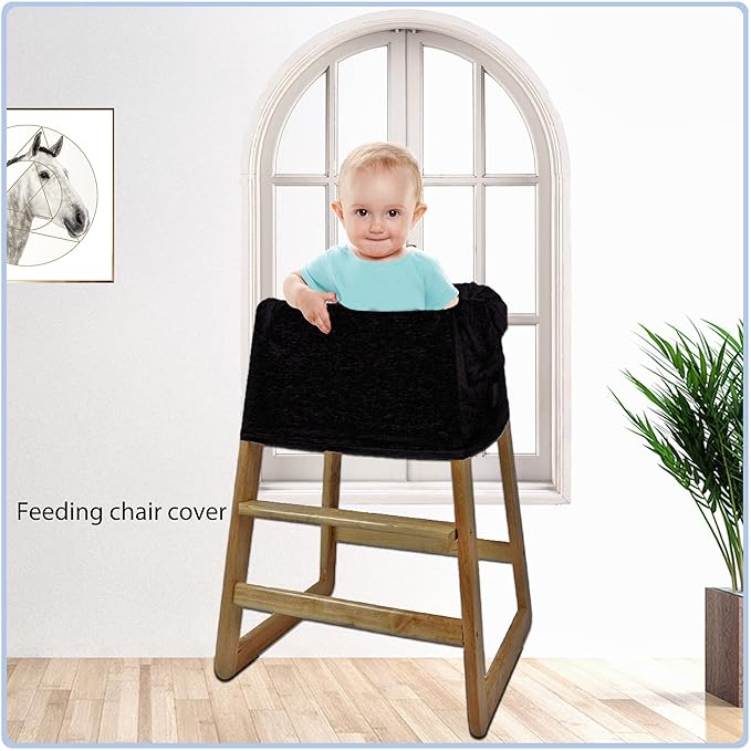 Car Seat Covers for Babies - Multi- use Nursing Carseat Canopy, Breastfeeding Covers, Baby Shower Gifts for Boys and Girls (Pure Black)-BubblyBeeBaby