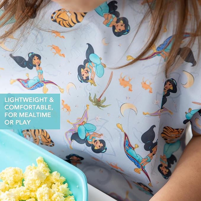 Bumkins Bibs - Toddler Bibs, Waterproof, Large for 1-3 Years, Short Sleeve-BubblyBeeBaby