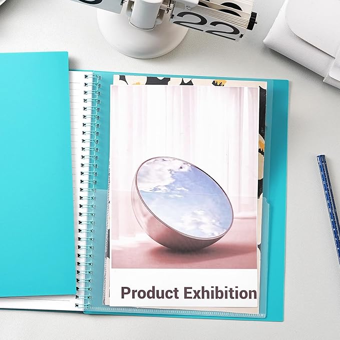 2026 Monthly Planner - JUL 2025 - DEC 2026, Academic Planner 2026, 18 Monthly Calendar with Colorful Tabs, Waterproof Cover (Blue, 8" x10", Notes)-BubblyBeeBaby