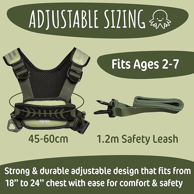 Hobbledehoo Safety Harness For Kids & Toddlers Aged 2-7 Years, Child Harness For Walking & Play Autism Safety Awareness-BubblyBeeBaby