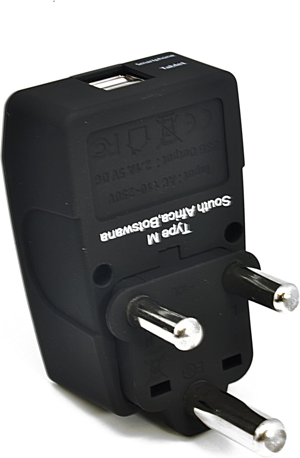 Ceptics European Travel Plug Adapter – Converts USA to EU, Asia and Italy Outlet – Type A to Type C converter - Use in Germany, Spain, & More - 6-Pack