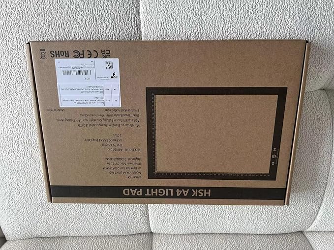 HSK A4 Artist tracing Light Box Copy Table,USB Power Dimmerable 7000 Lux Lock Button Artcraft Light Pad for Tatto Drawing, Sketching, Animation,Diamond Painting-BubblyBeeBaby