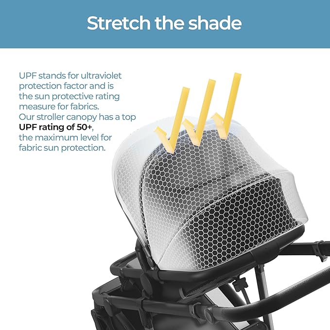 Mompush Baby Stroller, Convertible 2-in-1 with Bassinet Option, Infant Car Seat Compatible, Includes Adapter - Sturdy Full-Size Infant Stroller for Family Adventures-BubblyBeeBaby