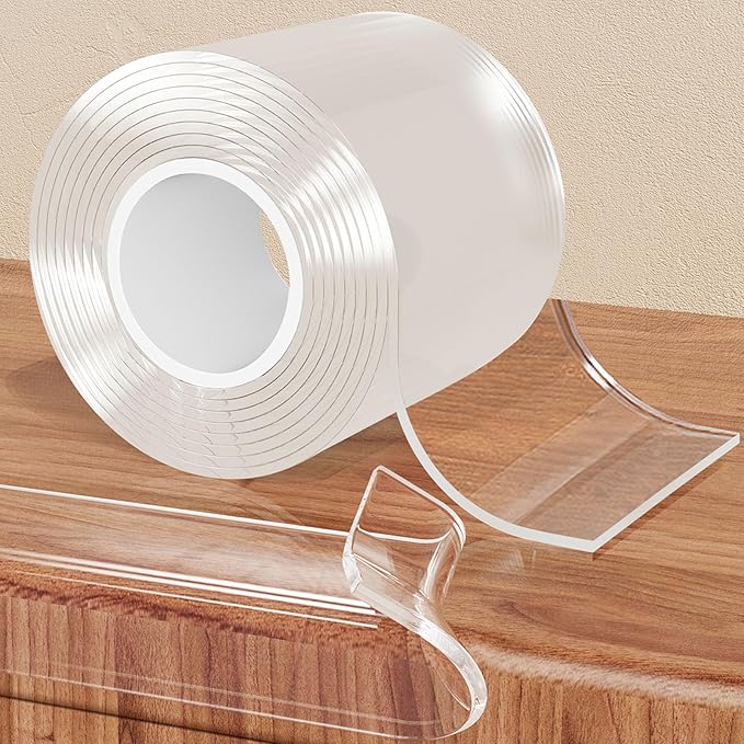 2.6 in x 13.12 FT,Clear Soft Corner Protectors for Furniture Strip,Sharp Edge & Table Bumper,Window Edge,Wall Protector, Soft Corner Guards Safe for Proof,Table Corner Protectors in Family-BubblyBeeBaby