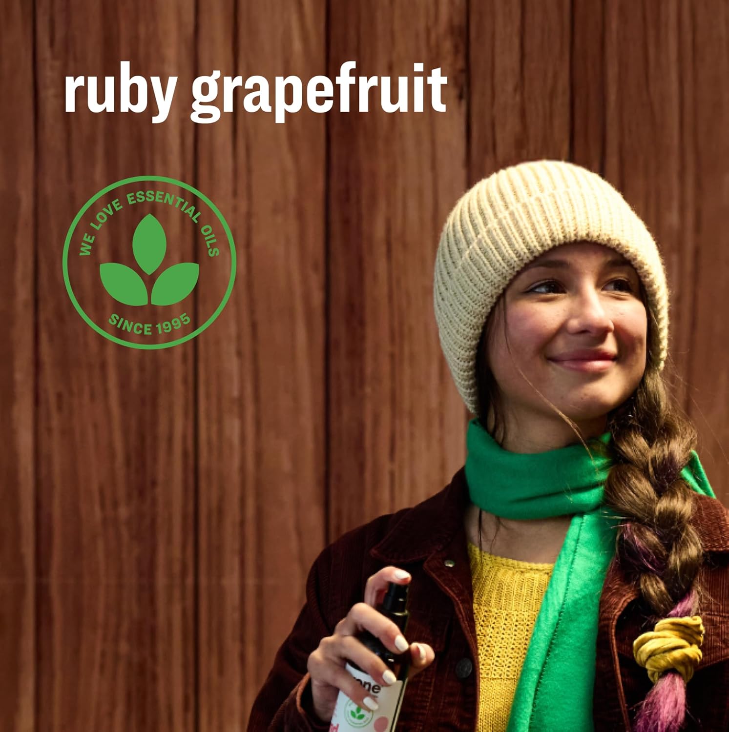 Everyone Hand Sanitizer Spray, 2 Fl Oz (Pack of 6), Ruby Grapefruit, Sugar Cane Alcohol with Essential Oils, 99% Effective Against Germs TSA friendly