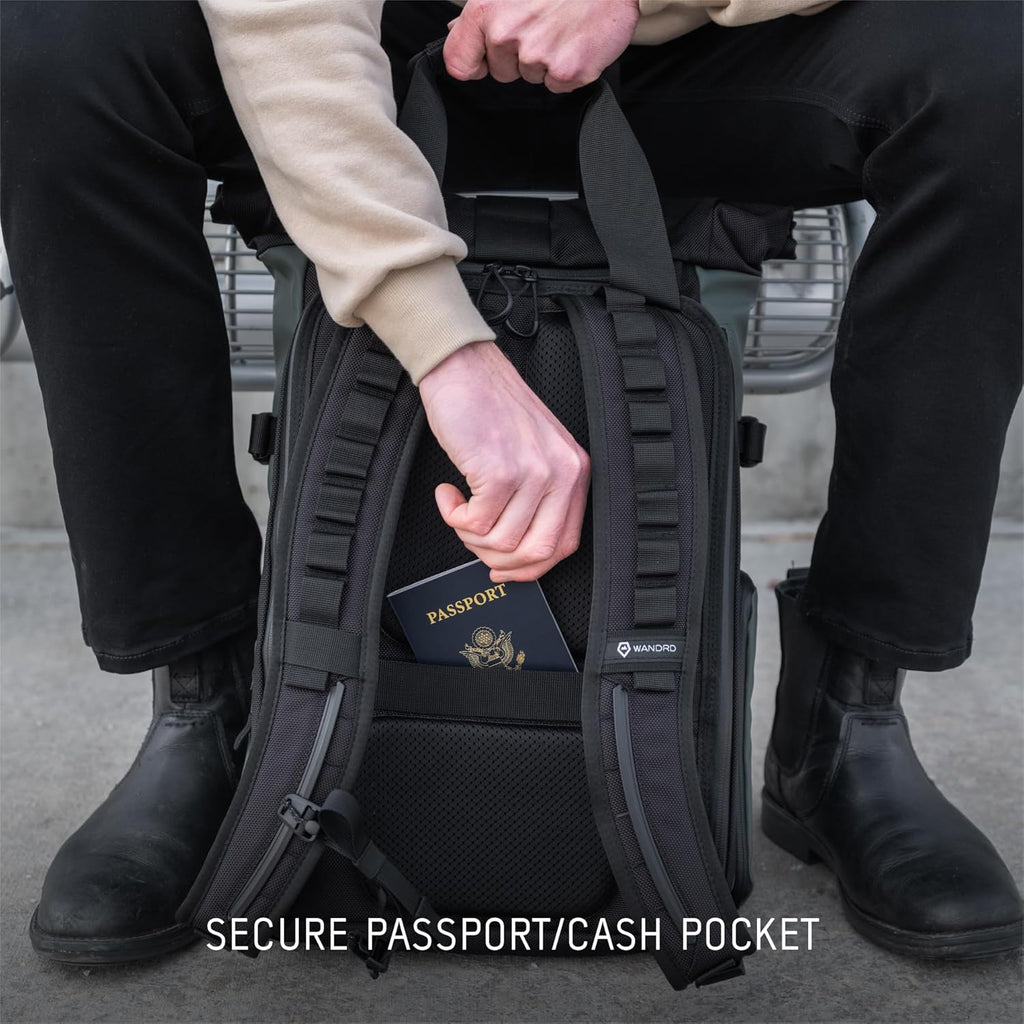 WANDRD PRVKE 31L, V3 Backpack: Weather-Resistant Travel & Camera Backpack with Laptop Sleeve, Quick Side Access, Clamshell Opening – Ideal Photography & Travel Bag (Sedona Orange)